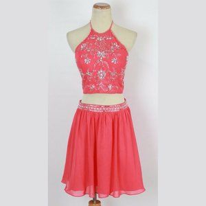 NEW Alex & Sopkia Coral size 13 Juniors Cocktails